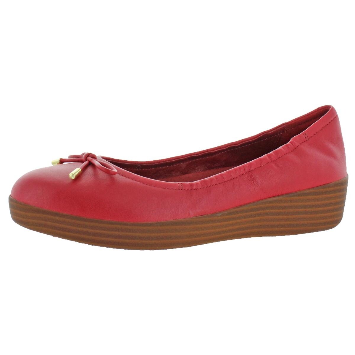 superbendy leather ballet flats