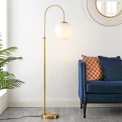 SAFAVIEH Lighting 62-inch Hamil Floor Lamp - 10" W x 19" D x 62" H