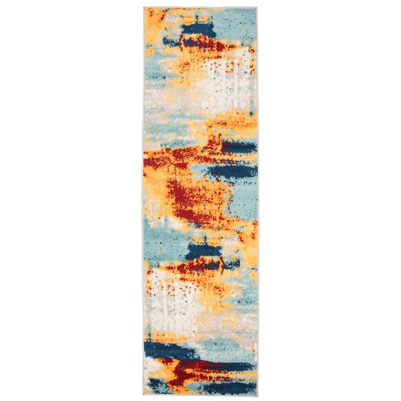 World Rug Gallery Bohemian Abstract Modern Area Rug
