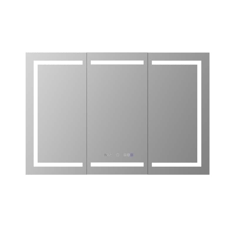 Modland 48"-72"W x 36"H Lighted Bathroom Medicine Cabinet with Backlit & Frontlit Modes,Anti-Fog