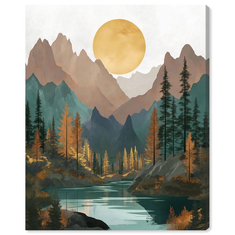 Secrets of the Lake II Canvas by Art Remedy, Gallery Wrapped - 20" x 24"