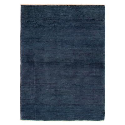 Pak Finest Gabbeh Navy Rug 3'2" x 4'8" - 3'2 x 4'8