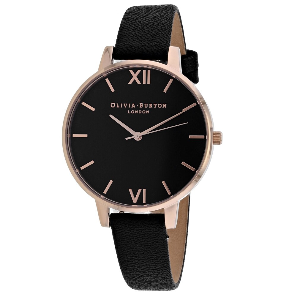 Shop Olivia Burton Women S Classic Black Dial Watch Ob15bd66 Overstock 28807007