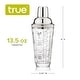 preview thumbnail 3 of 7, Glass Recipe Shaker by True - Clear - 9" x 3.25"