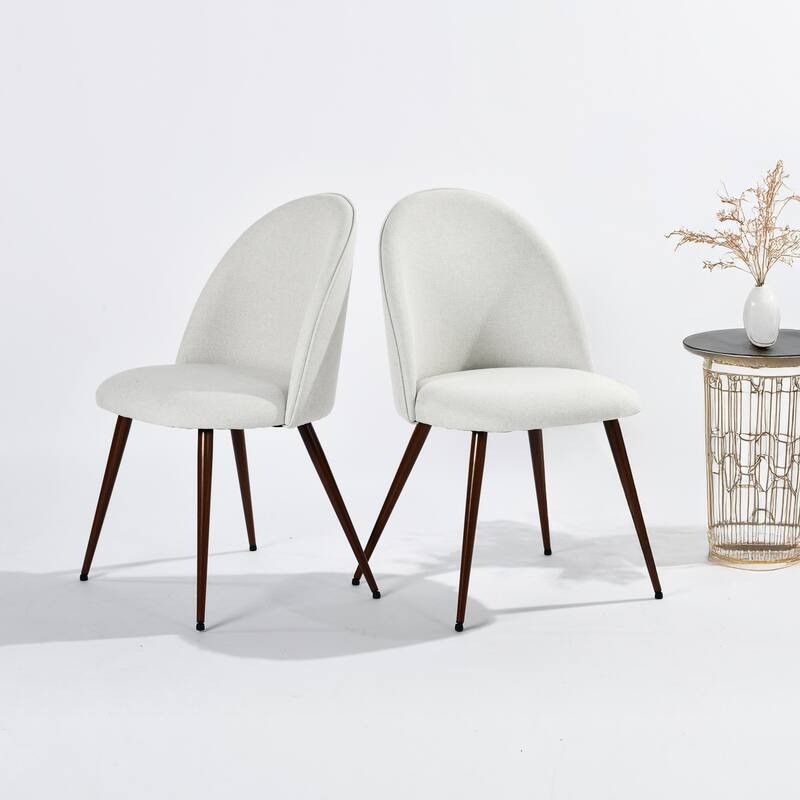 Homy Casa Modern Upholstered Dining Chair with Comfortable Backrest