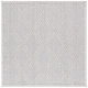 preview thumbnail 3 of 21, Martha Stewart by SAFAVIEH Didem Indoor/Outdoor Trellis Rug 6'7" Square - Grey/Light Grey