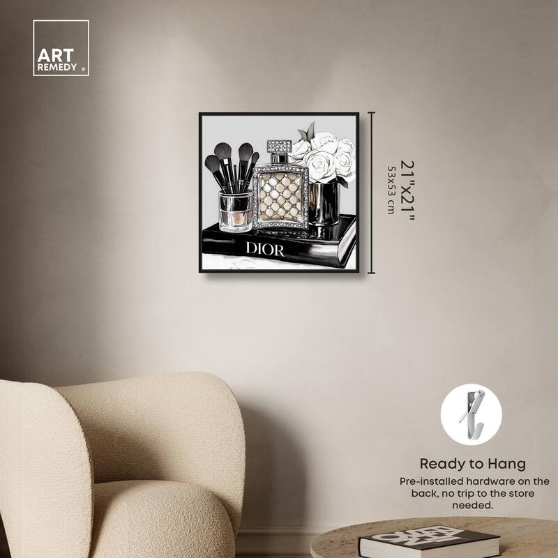 Classy Ink Glam Setup Canvas by Art Remedy