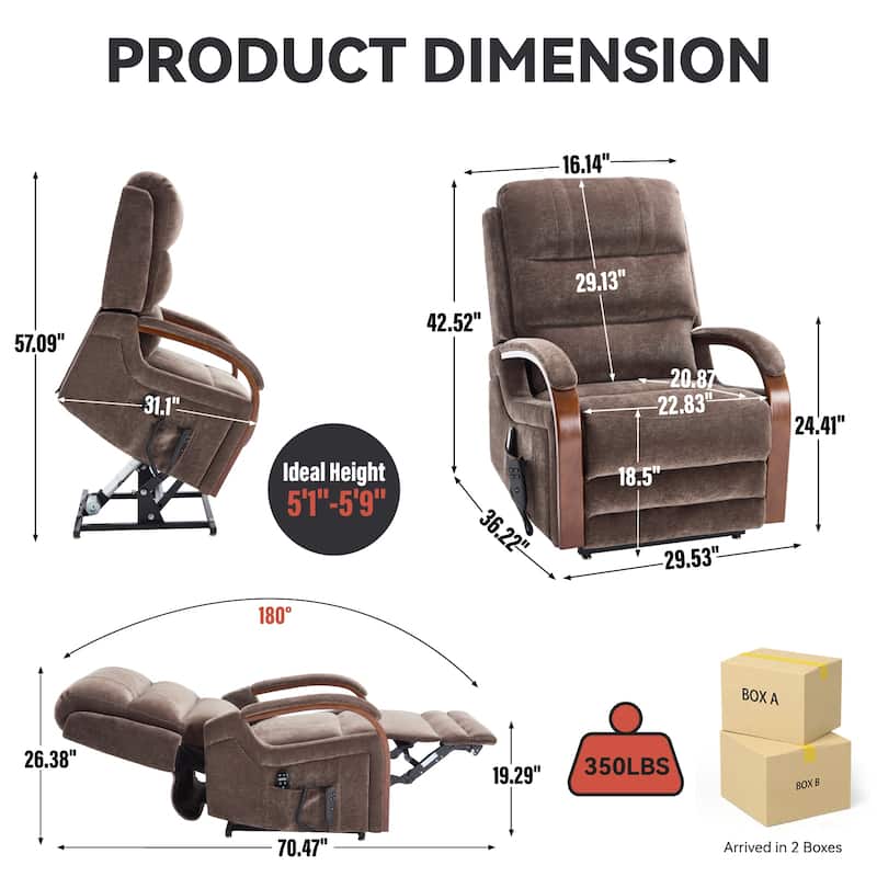 Lift Recliner Chair with Heat Massage
