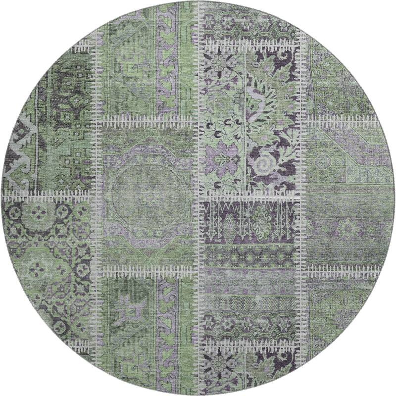 Premium Washable Super Soft Vintage Patchwork Mayfield Rug