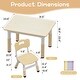 preview thumbnail 2 of 12, Table and 4 Chairs Set for Ages 2-10 Height Adjustable
