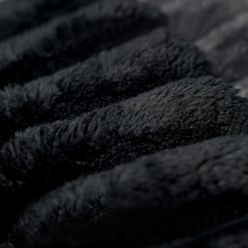 Modern Sofa bed lounger for moviebonus room,No Assembly Required,Black(Plush Corduroy Fabric)