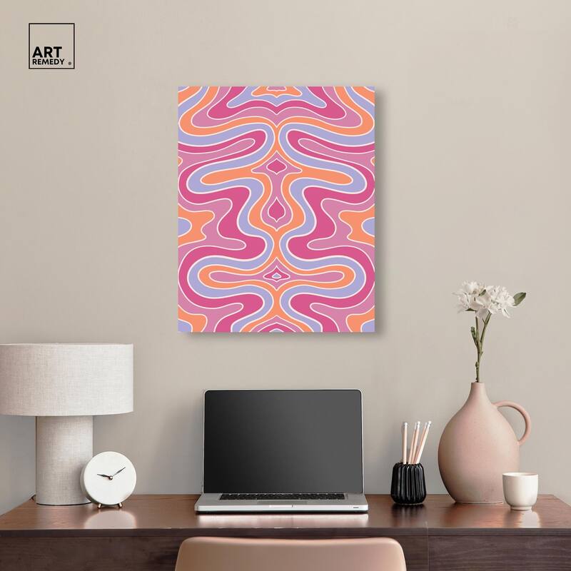 Bubble Gum Retro II Canvas by Art Remedy, Gallery Wrapped