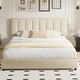 preview thumbnail 93 of 123, Javlergo Bed Frame with Storage Drawers Upholstered Platform Bed Frame with Adjustable Headboard