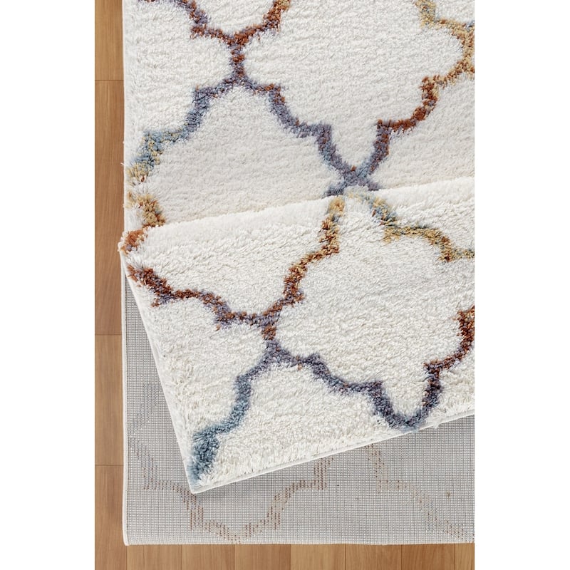 Loft Shag GC_CZY1003 Ivory Shaggy Area Rug