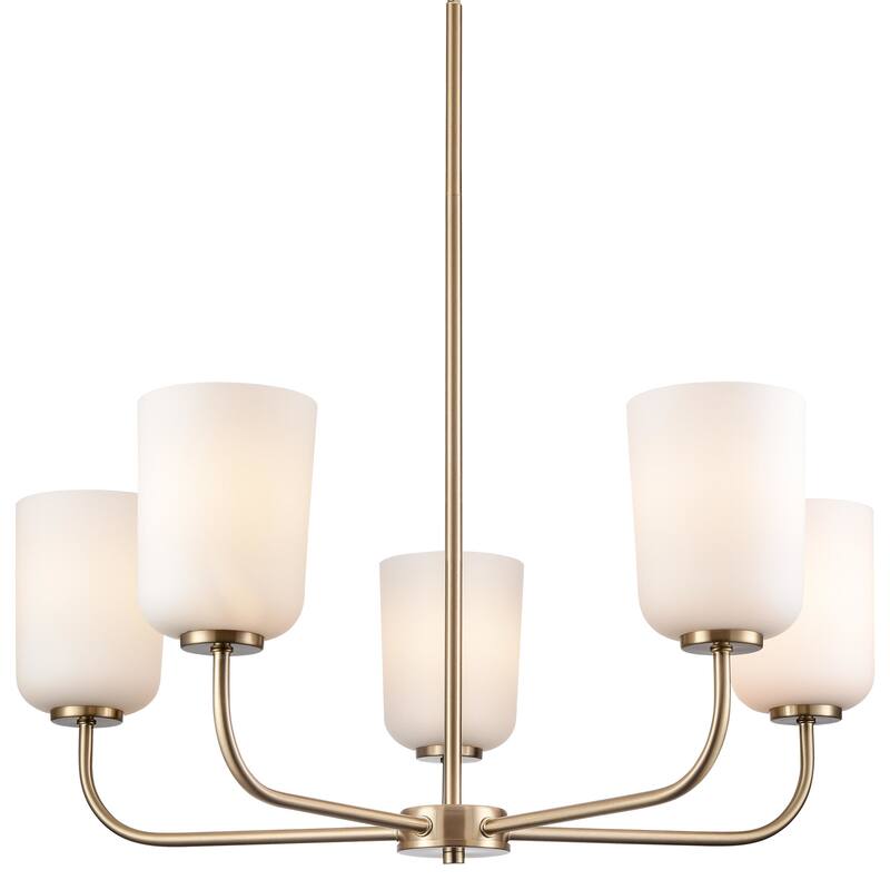 Millennium Lighting 214005 Laphia 5 Light 27" Wide Chandelier - Modern Gold