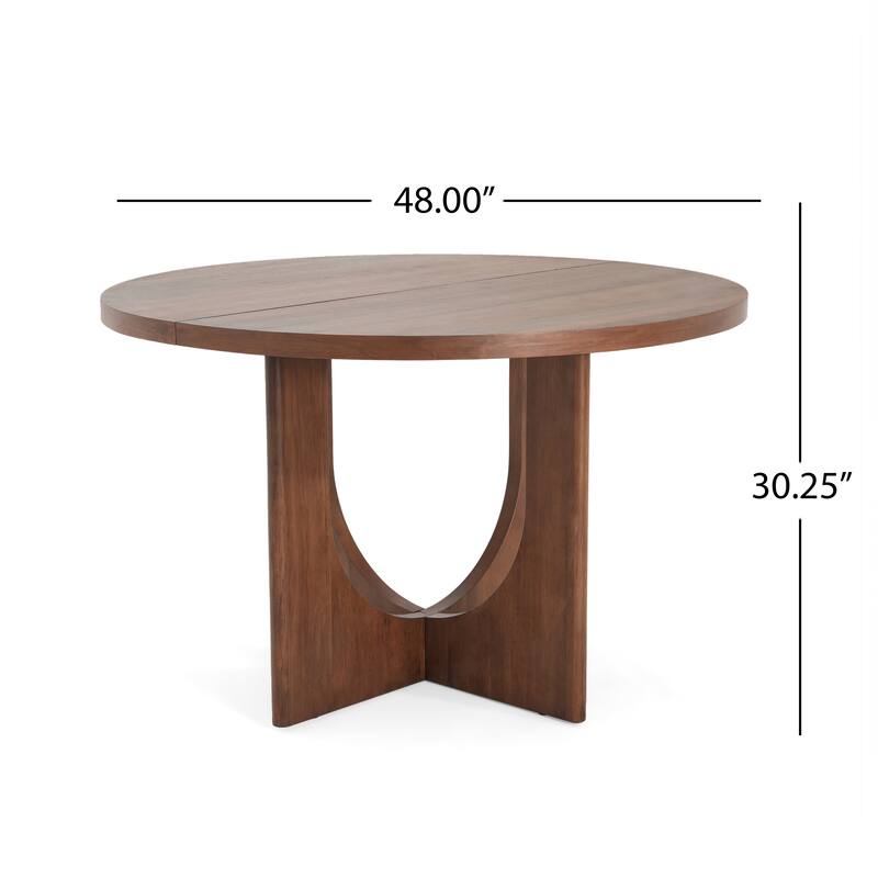 Christopher Knight Home - Eulalia Rubberwood and Upholstered 5 Piece Dining Set