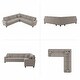 preview thumbnail 4 of 35, Stockton 110W L Shaped Sectional Couch by Bush Furniture