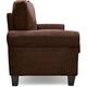 Serta Copenhagen 73" Sofa Couch for Two People, Pillowed Back Cushions and Rounded Arms, Durable Modern Upholstered Fabric
