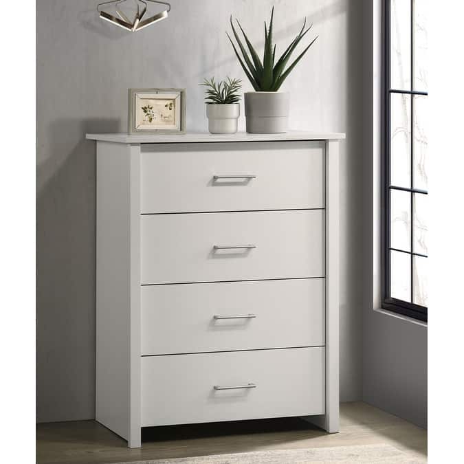 Celeste 32"W 4-Drawer Chest with Handles