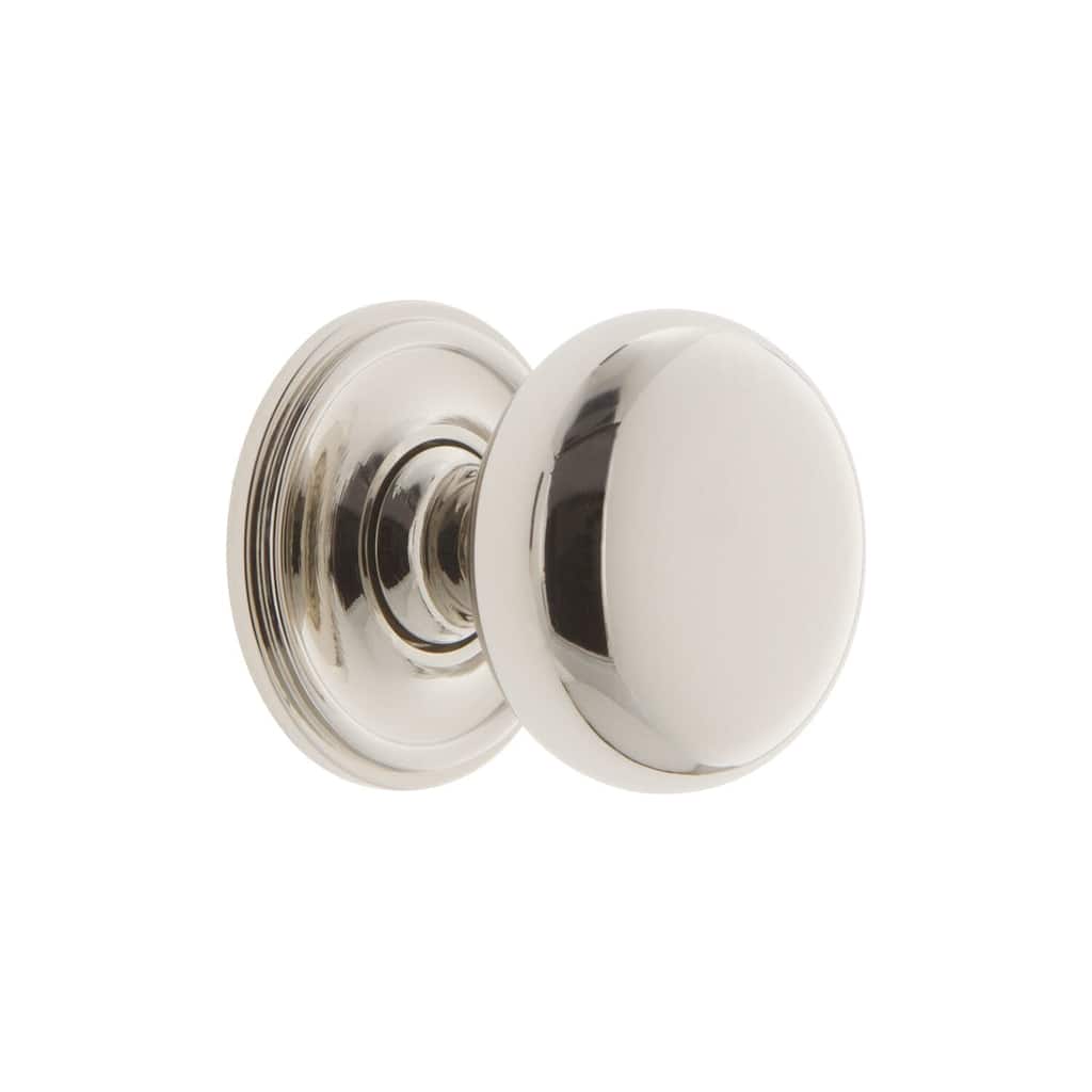 Grandeur FIFT-BRASS-KNOB-GEO Fifth Avenue 1-3/8” Solid Metal Luxury
