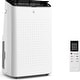 preview thumbnail 18 of 23, 14,000 BTU Portable AC, 3-in-1 Cooling/Fan/Dehumidifier, LED Panel, Remote, 750 Sq Ft Grey