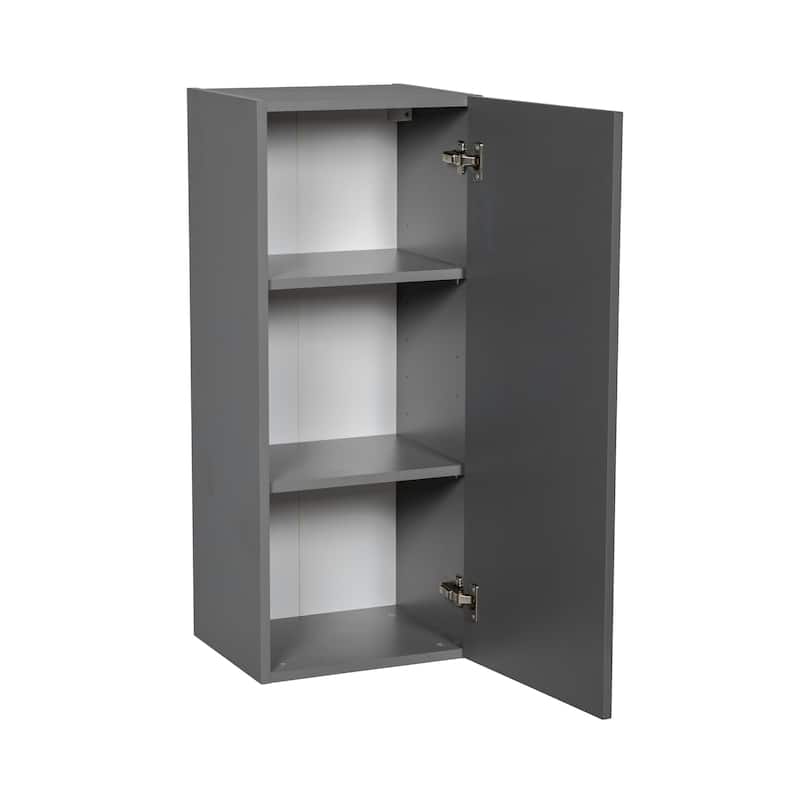 9" x 36" Wall Cabinet-Single Door-Grey - 9 x 36 x 12