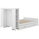 preview thumbnail 15 of 17, Full Size Platform Bed with Drawers and Storage Shelves
