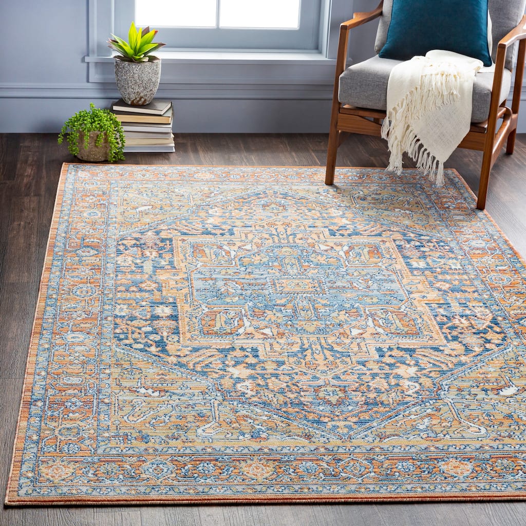 Livabliss Bodrum Traditional Indoor/Outdoor Area Rug