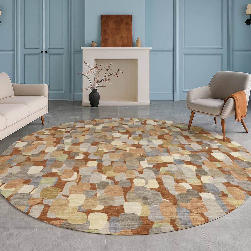 Machine Washable Indoor/ Outdoor Contemporary Drew Chantille Rug