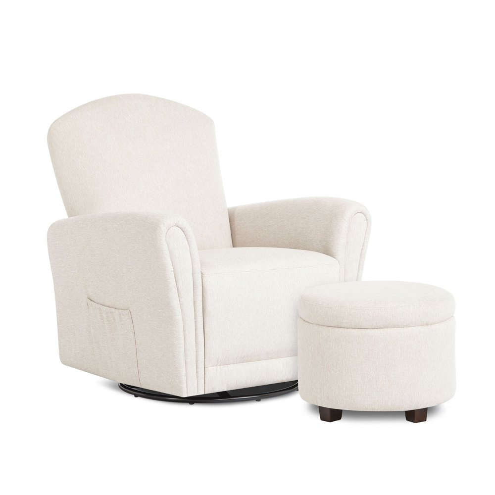 Davinci ruby recliner cheap and glider in cream