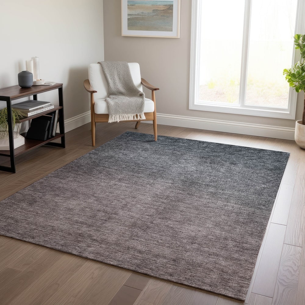 Machine Washable Indoor/ Outdoor Chantille Modern Ombre Rug