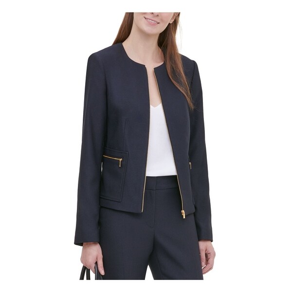 calvin klein navy blazer