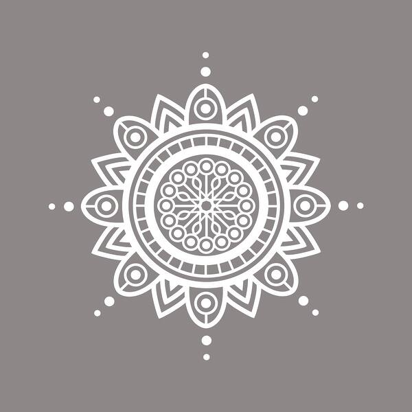 Shop Boho Mandala Wall Decal Mehndi Sticker Overstock 31672213