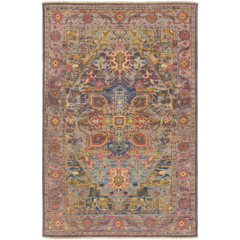 Hand-Knotted Celaena Wool Area Rug - 10' x 14'