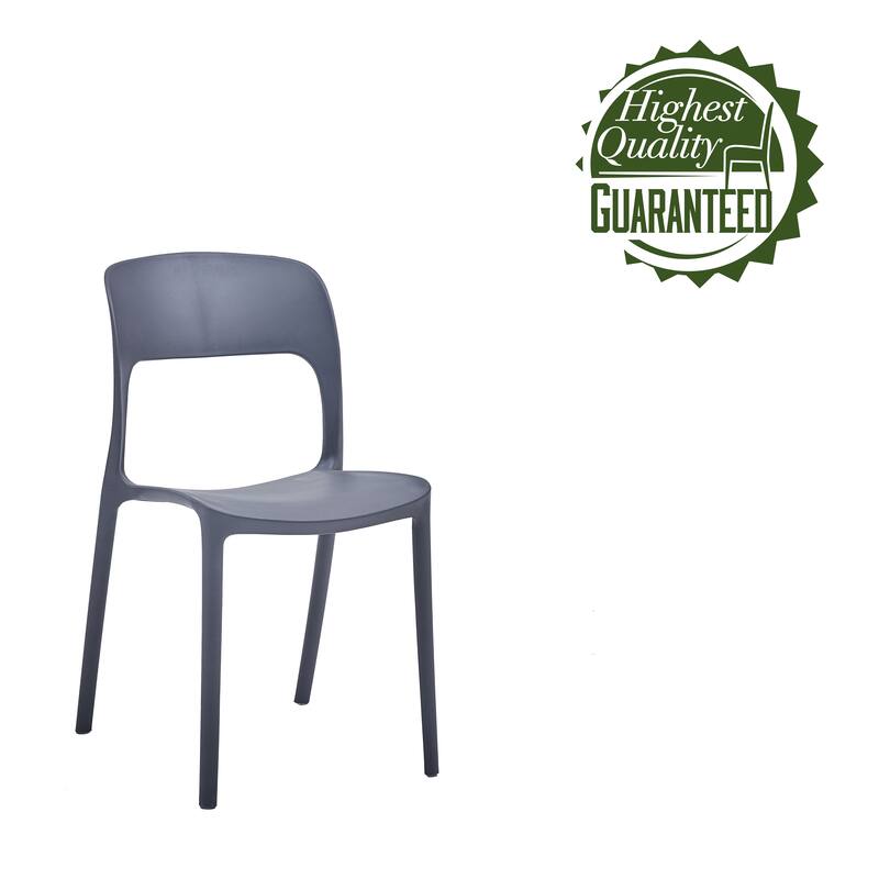 Porthos Home Brody Stackable Plastic Dining Chairs (Set of 2)