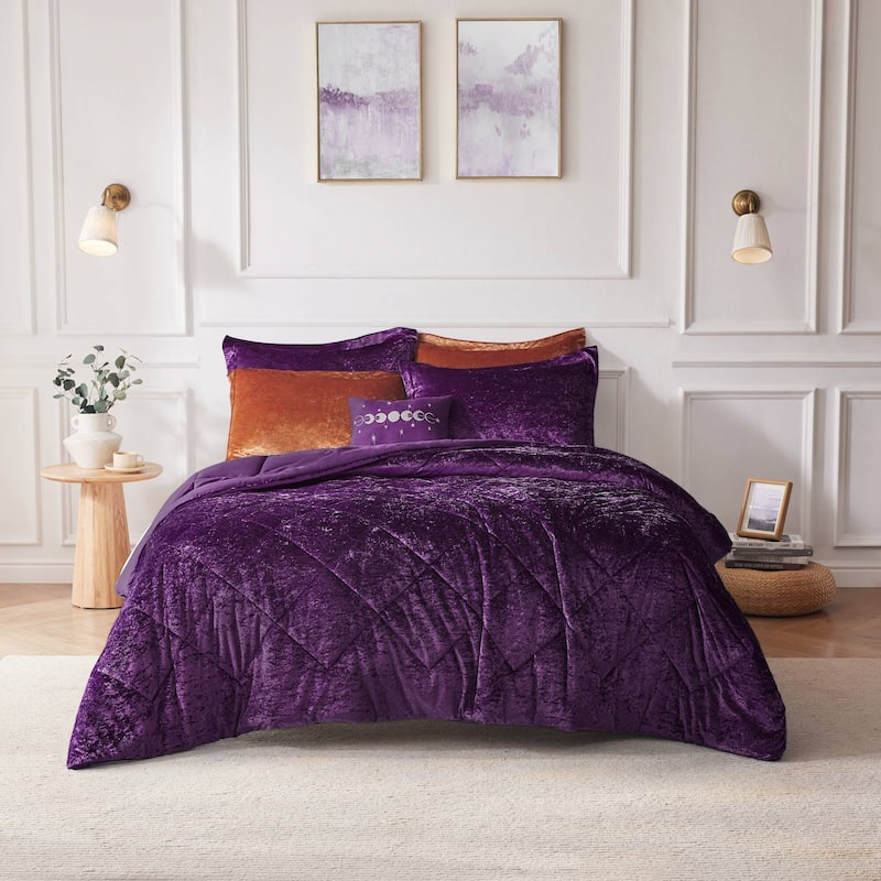 Intelligent Design Isabel Velvet Duvet Cover Set (Insert Excluded)