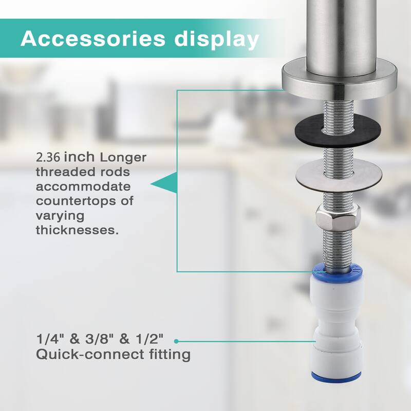 Lead-free Single-Handle Kitchen Faucet