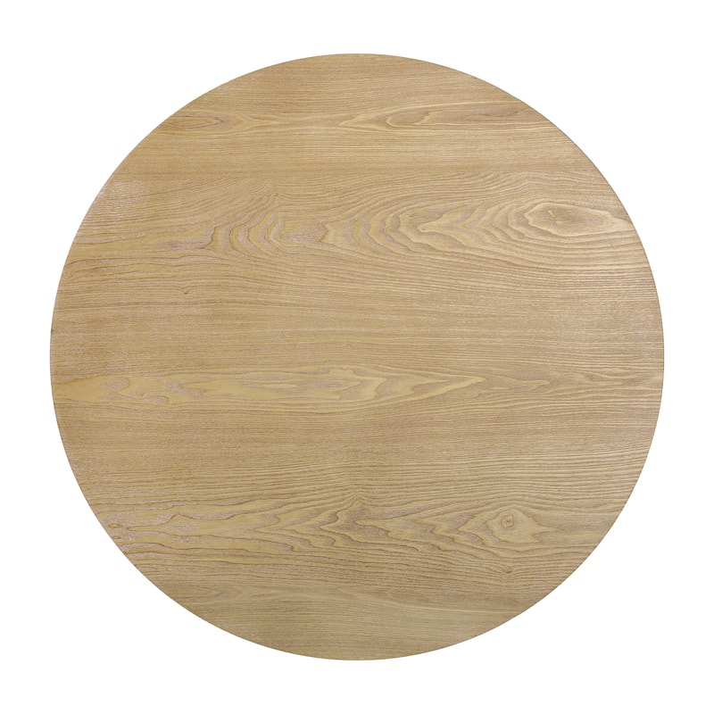 Christopher Knight Home - Modern Farmhouse Round Coffee Table with 2-Tier Storage Shelf