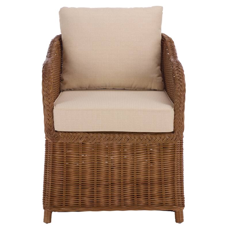 SAFAVIEH Couture Nikolina Rattan Accent Chair - 24"W x 27"D x 30"H