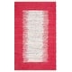 preview thumbnail 136 of 159, SAFAVIEH Handmade Flatweave Montauk Nevyana Cotton Rug 4' x 6' - Ivory/Red