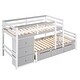 preview thumbnail 19 of 28, Twin over Twin Loft Bunk Bed with Drawers and Ladder