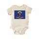 preview thumbnail 1 of 4, North Dakota - Baby Boy Girl Clothes Infant Bodysuit Funny Cute Blue - 0-3M