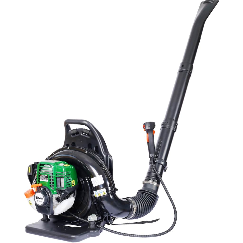4-Stroke Backpack Leaf Blower, GAS 37.7cc,1.5HP 580CFM, Super light Weight 16.5lbs