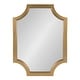 preview thumbnail 104 of 134, Kate and Laurel Hogan Scalloped Wood Framed Mirror