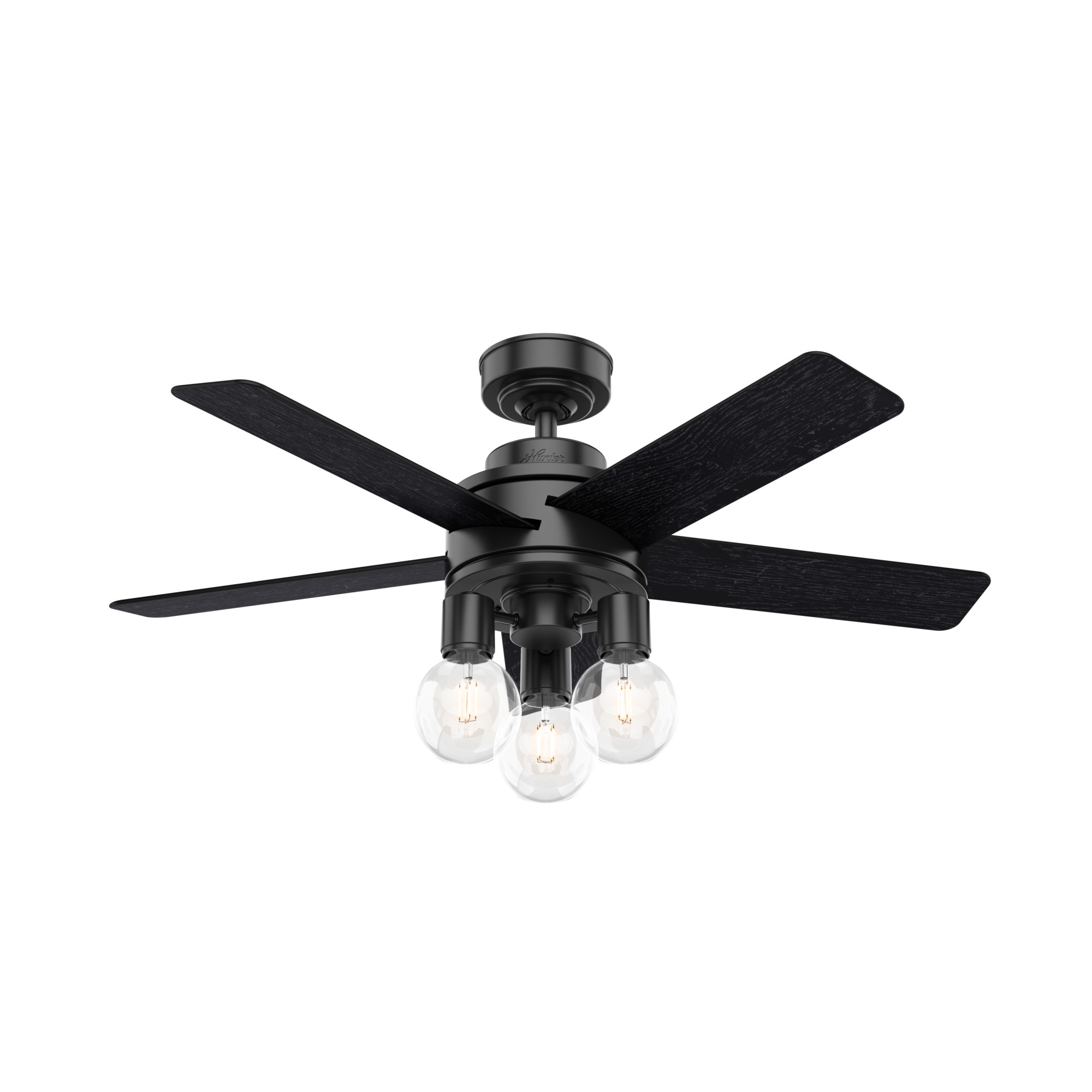 Hunter 44 Hardwick Ceiling Fan With Led Light Kit And Handheld Remote Overstock 31205948
