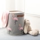preview thumbnail 1 of 3, SAFAVIEH Baby Collection Flora Flamingo Basket