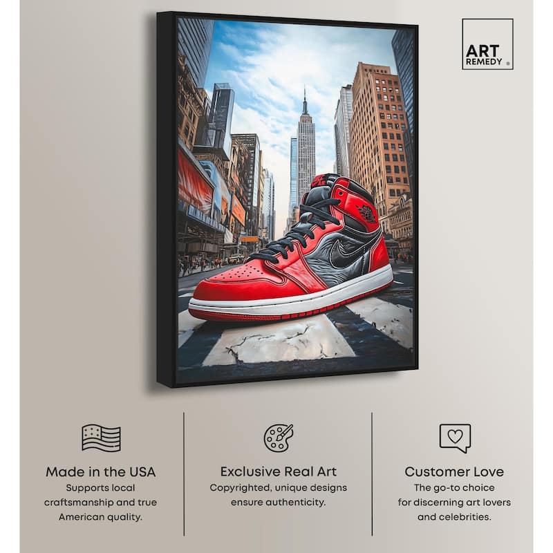 Sneaker of New York Canvas by Art Remedy