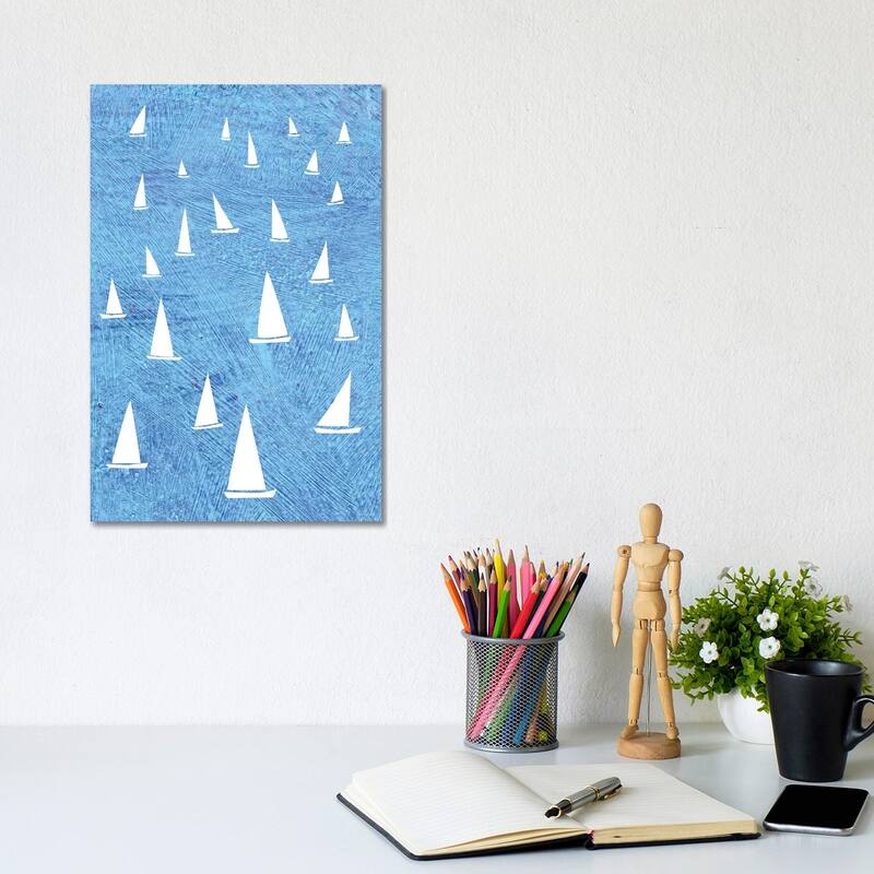 iCanvas "Sailing" by Nic Squirrell Canvas Print - 12x8x0.75