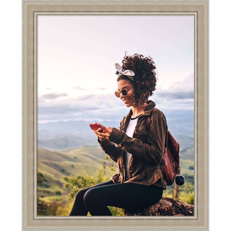 Mezzo Silver Framed Picture Frame, Photo Frame - 22x28