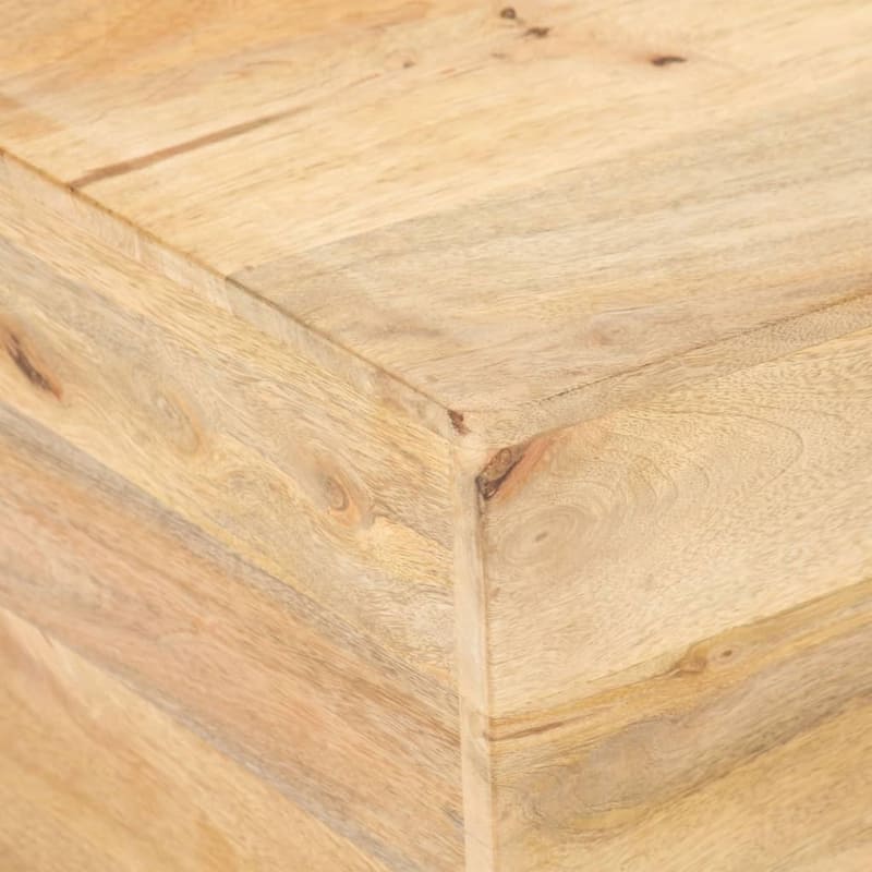 vidaXL Coffee Table V-shape 26"x26"x11.8" Solid Mango Wood